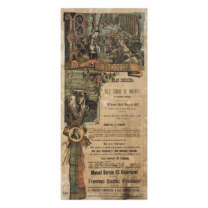 CARTEL CORRIDA RONDA  1887
